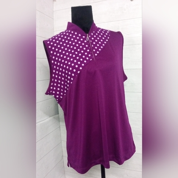 Monterey Club Women's Golf Top Nwt